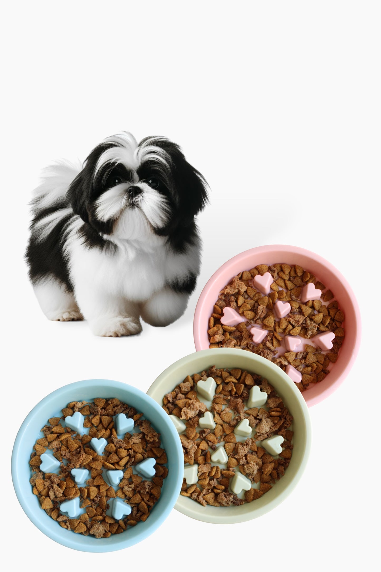 Heart Pet Eating Bowl